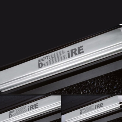 Galio Stainless Steel Door Sill Guards for Maruti Suzuki Swift Dzire 2012-2017 Galio Stainless Steel Door Sill Guards for Maruti Suzuki Swift Dzire 2012-2017