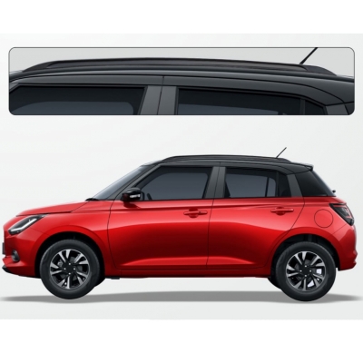 Galio Roof Rails for Maruti New Swift 2024 Onwards - Black Galio Roof Rails for Maruti New Swift 2024 Onwards - Black