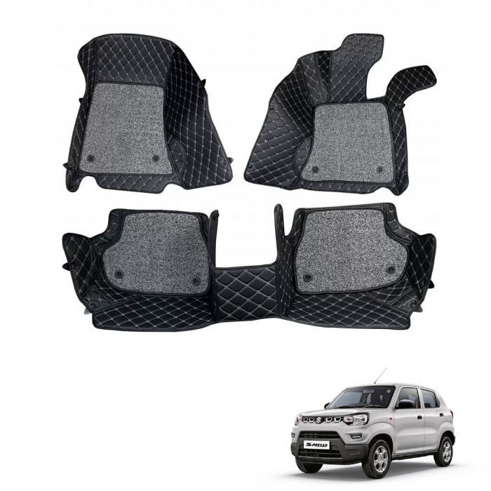 Maruti Nexa XL6 Premium Diamond Pattern 7D Car Floor Mats (Set of 4, Black) Maruti Nexa XL6 Premium Diamond Pattern 7D Car Floor Mats (Set of 4, Black)