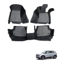 Hyundai Venue Premium Diamond Pattern 7D Car Floor Mats (Set of 3, Black) Hyundai Venue Premium Diamond Pattern 7D Car Floor Mats (Set of 3, Black)