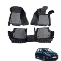 Hyundai Grand i10 NIOS Premium Diamond Pattern 7D Car Floor Mats (Set of 3, Black & Beige) Hyundai Grand i10 NIOS Premium Diamond Pattern 7D Car Floor Mats (Set of 3, Black & Beige)