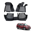 Honda BRV Premium Diamond Pattern 7D Car Floor Mats (Set of 4, Black & Beige) Honda BRV Premium Diamond Pattern 7D Car Floor Mats (Set of 4, Black & Beige)