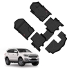 GFX Ford Endeavour All Model Onward Custom Fit All Weather Tech Car Floor Liner Rubber TPU Mats (Set Of 4 Pcs.)