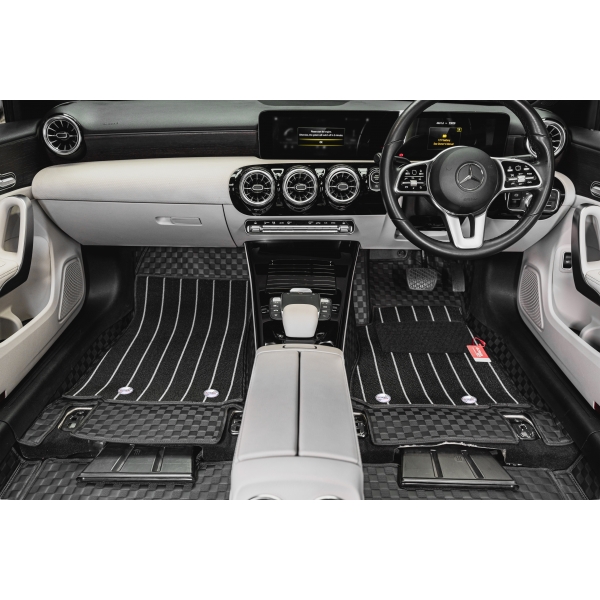 Luxury Florino Floor Mats for BMW 3 Series 2020 Onwards - Black Color Luxury Florino Floor Mats for BMW 3 Series 2020 Onwards - Black Color