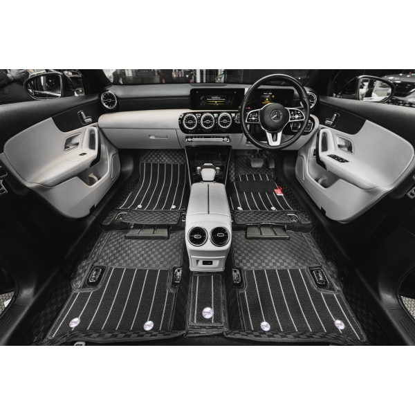 Luxury Florino Floor Mats for BMW 3 Series 2020 Onwards - Black Color Luxury Florino Floor Mats for BMW 3 Series 2020 Onwards - Black Color