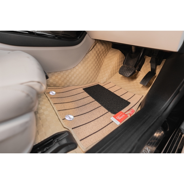 Luxury Florino Floor Mats for BMW 3 Series 2020 Onwards - Beige Color Luxury Florino Floor Mats for BMW 3 Series 2020 Onwards - Beige Color