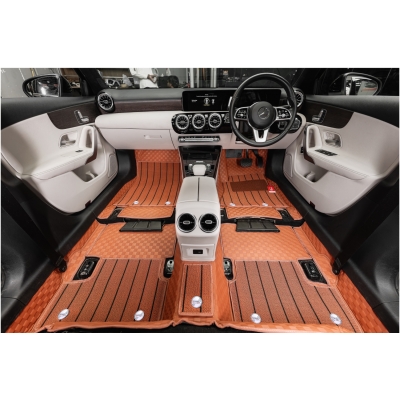 Luxury Florino Floor Mats for Audi A3 2014-2022 - Tan Color Luxury Florino Floor Mats for Audi A3 2014-2022 - Tan Color