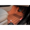 Luxury Florino Floor Mats for BMW 3 Series 2011-2019 - Tan Color