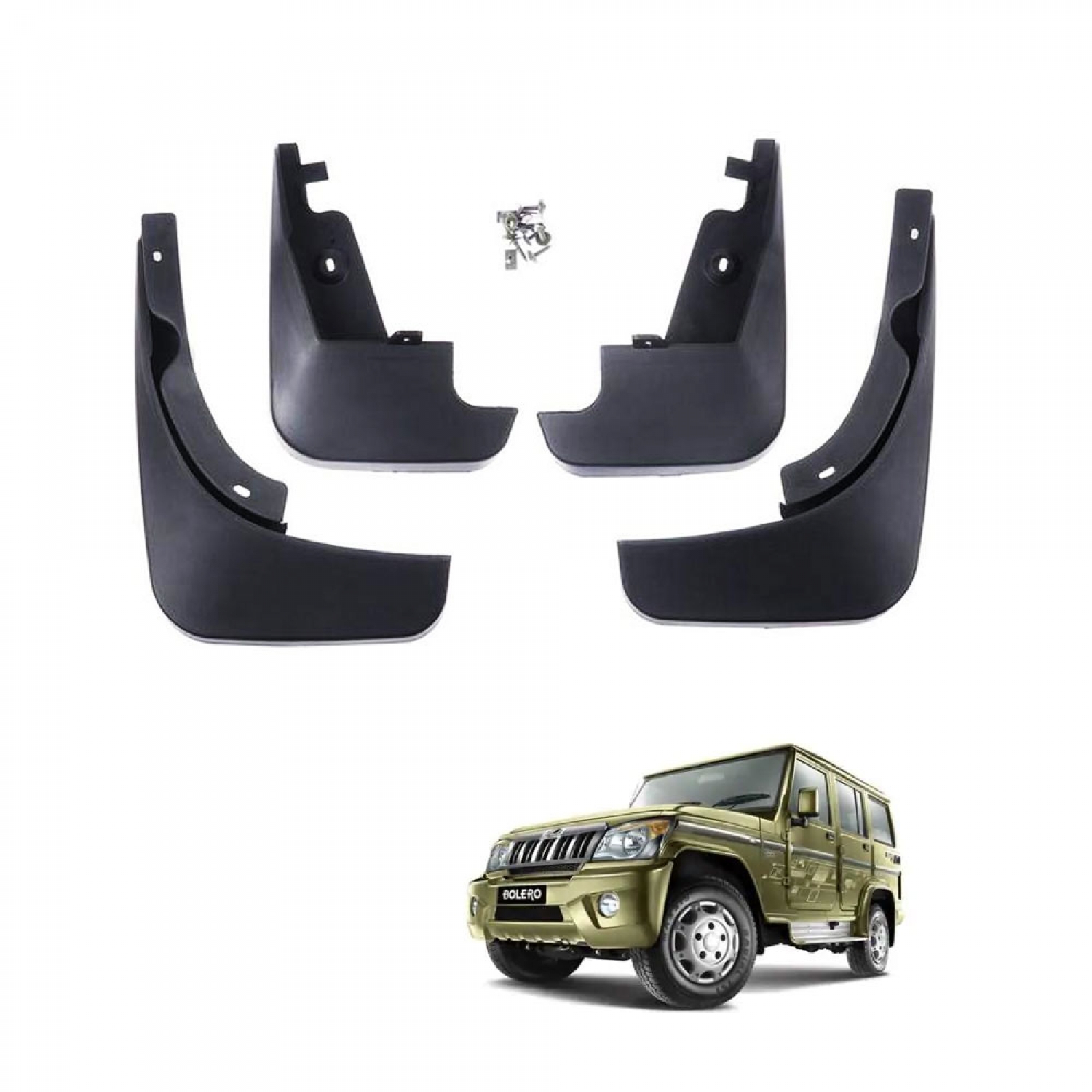 Mahindra bolero mud flaps discount