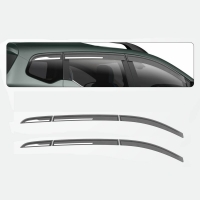 Galio Chrome Line Door Visor for Gravite, Triber