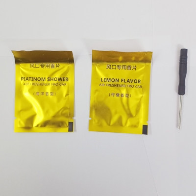 Mercedes Grill Shape Style Car Air-Vent Air Freshener - Black