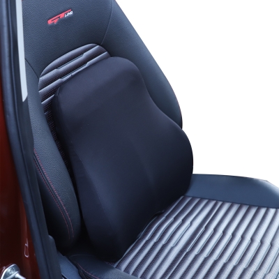 Orthopedic L5 Cozy Lumbar Support Back Cushion for Car, Chair and Office Chair - Black Color