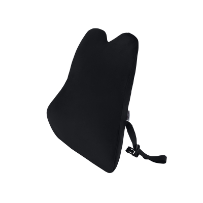 Orthopedic Lumbar Support Back Cushion for Car, Chair and Office Chair - Black Color
