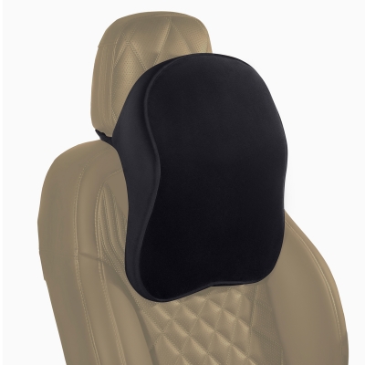 Orthopedic Comfort Neck Rest for Car – Black Color (Large Size)