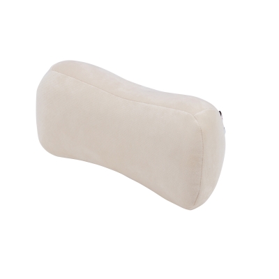 Orthopedic Memory Foam Broad Neck Rest (Set of 2, Beige)