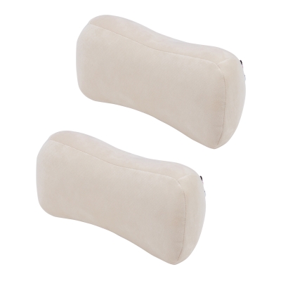 Orthopedic Memory Foam Broad Neck Rest (Set of 2, Beige) Orthopedic Memory Foam Broad Neck Rest (Set of 2, Beige)