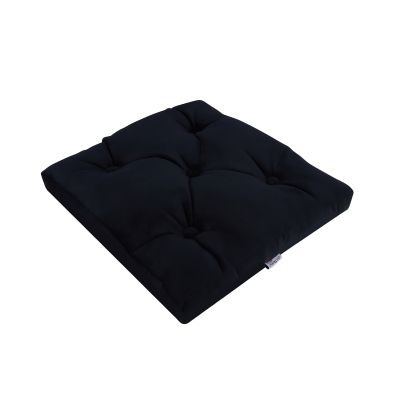 Orthopedic Seat Cushion with Button – Black Color Orthopedic Seat Cushion with Button – Black Color