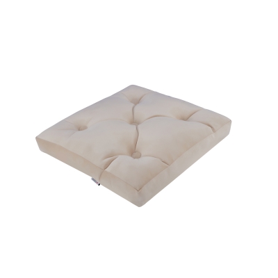 Orthopedic Seat Cushion with Button – Beige Color Orthopedic Seat Cushion with Button – Beige Color