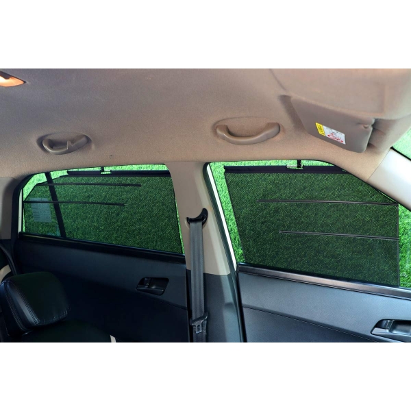 Renault Kwid 2015 Onwards Automatic Window Rolling Curtain - 4 Pieces