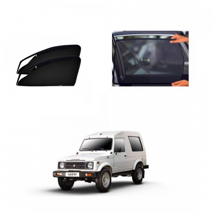 Car Window Magnetic Sunshade For Maruti Gypsy (zipper) Car Window Magnetic Sunshade For Maruti Gypsy (zipper)