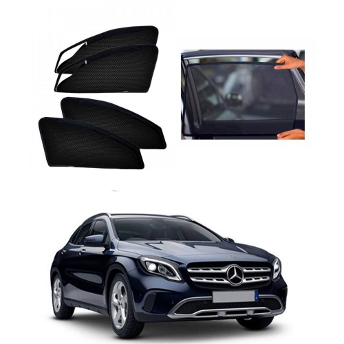 Car Window Magnetic Sunshade For Mercedes GLA (zipper)