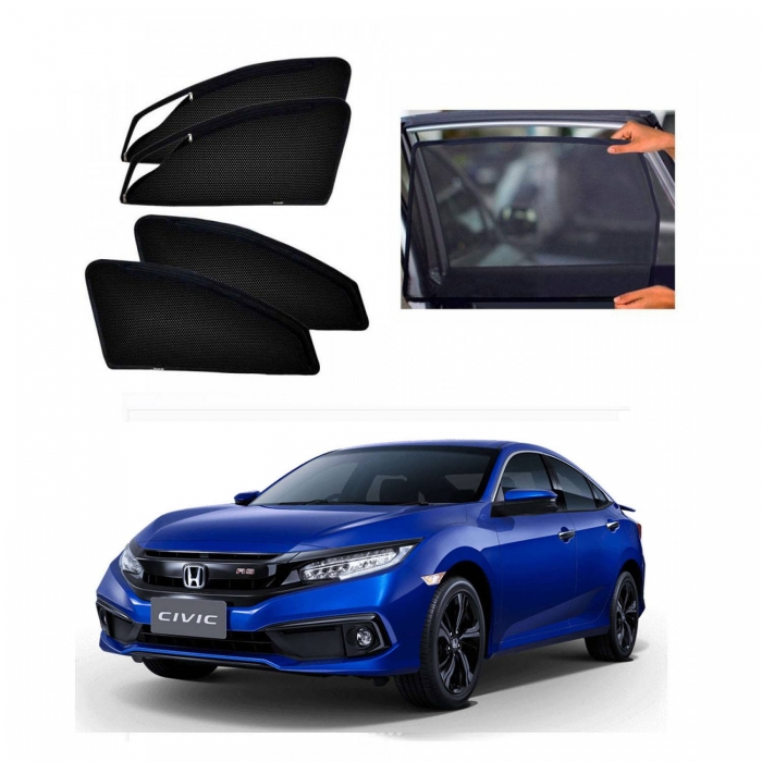 Car Window Sun Shades For Honda New Civic 2018 Set Of 4 Car Window Sun Shades For Honda New Civic 2018 Set Of 4