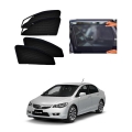 Honda Civic Car Zipper Magnetic Window Sun Shades Set Of 4 Honda Civic Car Zipper Magnetic Window Sun Shades Set Of 4