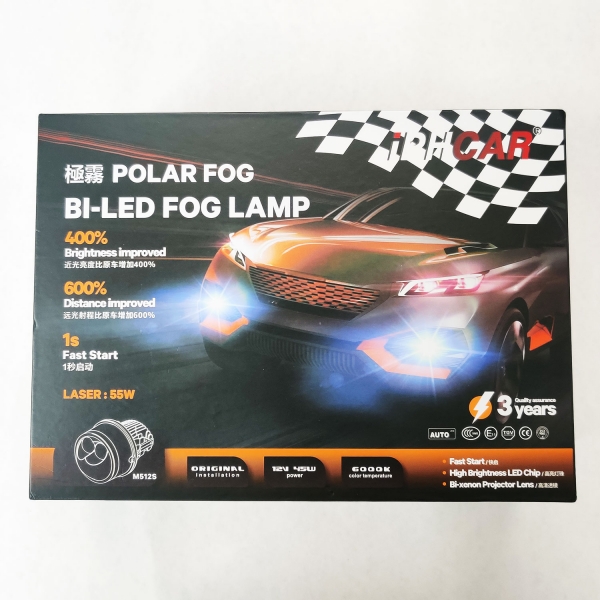 IPH Car M512S Polar Fog BI-LED 90W 3 Inches Universal Laser Fog Lamp