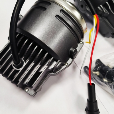 IPH Car 35W M617-H LED Fog Lamp Projector Lights Tri Color