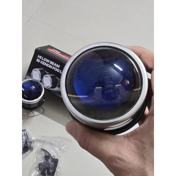 IPH Car Projector Fog Lamp 3 Inch Universal M612 - Blue Lens
