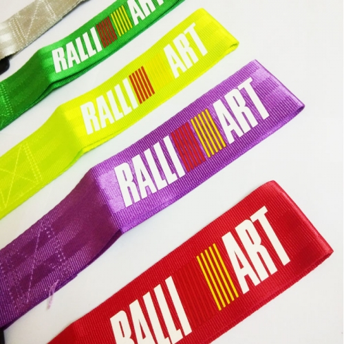 Ralli Art Racing Premium Universal Front & Rear Tow Strap/Tow Hook Towing Belt