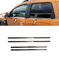 Lower Window Chrome Garnish Trims for Renault Old Duster, Terrano