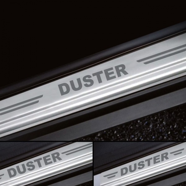 Galio Stainless Steel Door Sill Guards for Renault Duster 2013 Onwards