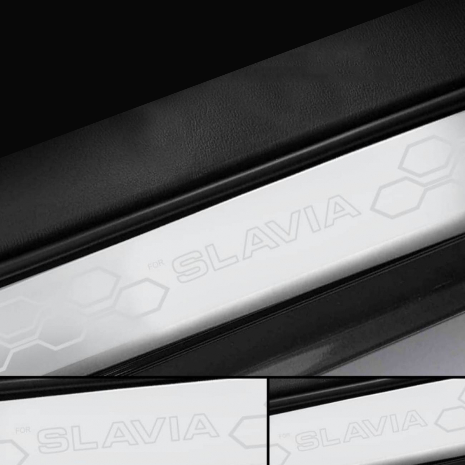 Galio Skoda Slavia 2022 Onwards Stainless Steel Scuff Sill Plates Guard