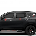 Kia Seltos Lower Window Chrome Garnish Trims ABS Material (Set Of 6Pcs.) Kia Seltos Lower Window Chrome Garnish Trims ABS Material (Set Of 6Pcs.)