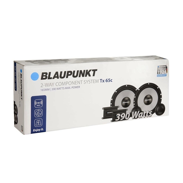 Blaupunkt TX 65C – 6.5" (165mm) 2-Way Component Car Speaker System – 390 Watts Blaupunkt TX 65C – 6.5" (165mm) 2-Way Component Car Speaker System – 390 Watts