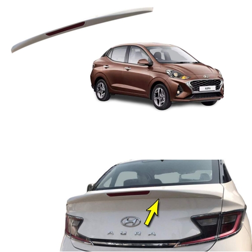 Hyundai Aura Rear Roof Spoiler in High Quality ABS Material