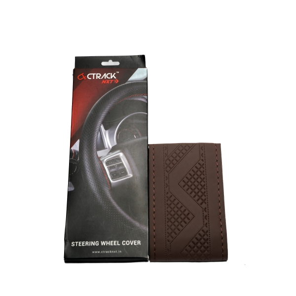 High-Quality Leather Car Steering Wheel Cover D2 – Full Coffee High-Quality Leather Car Steering Wheel Cover D2 – Full Coffee