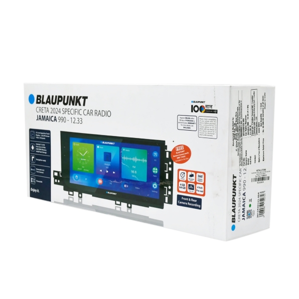 Blaupunkt Jamaica 990 – 12.33" Android Infotainment System for Hyundai Creta 2024 Onwards - 4 GB | 64 GB Blaupunkt Jamaica 990 – 12.33" Android Infotainment System for Hyundai Creta 2024 Onwards - 4 GB | 64 GB