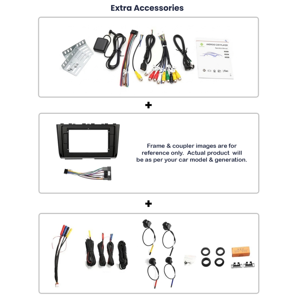 9 Inch Android Car Stereo for Hyundai i20 Elite 2014-2018 | 4GB RAM 64GB | Wireless CarPlay & Android Auto | 8 Core Processor| DSP | 360 Camera & 4G Option