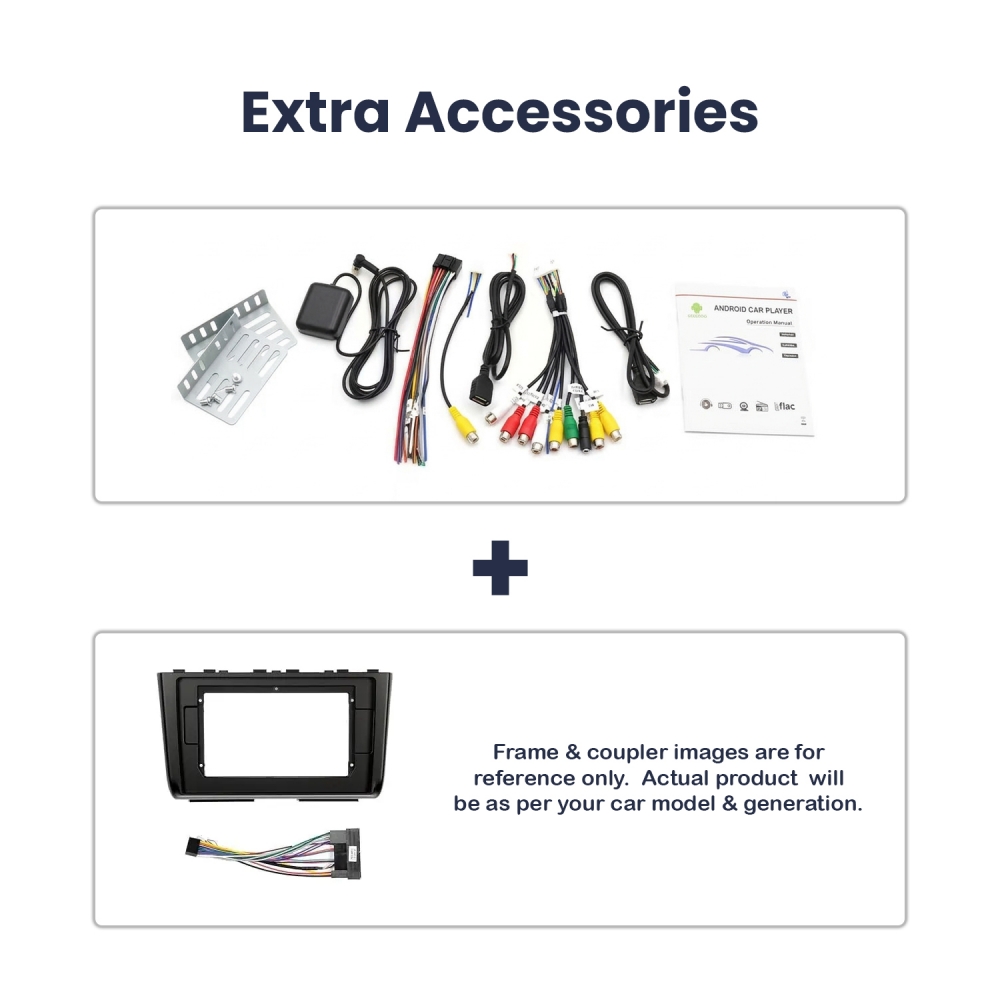 9 Inch Android Car Stereo for Hyundai i20 Elite 2014-2018 | 4GB RAM 64GB | Wireless CarPlay & Android Auto | 8 Core Processor| DSP | 360 Camera & 4G Option