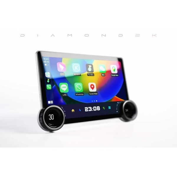 Diamond 2K 11.8 Inches Car Android Stereo Music System  (6GB + 128GB)