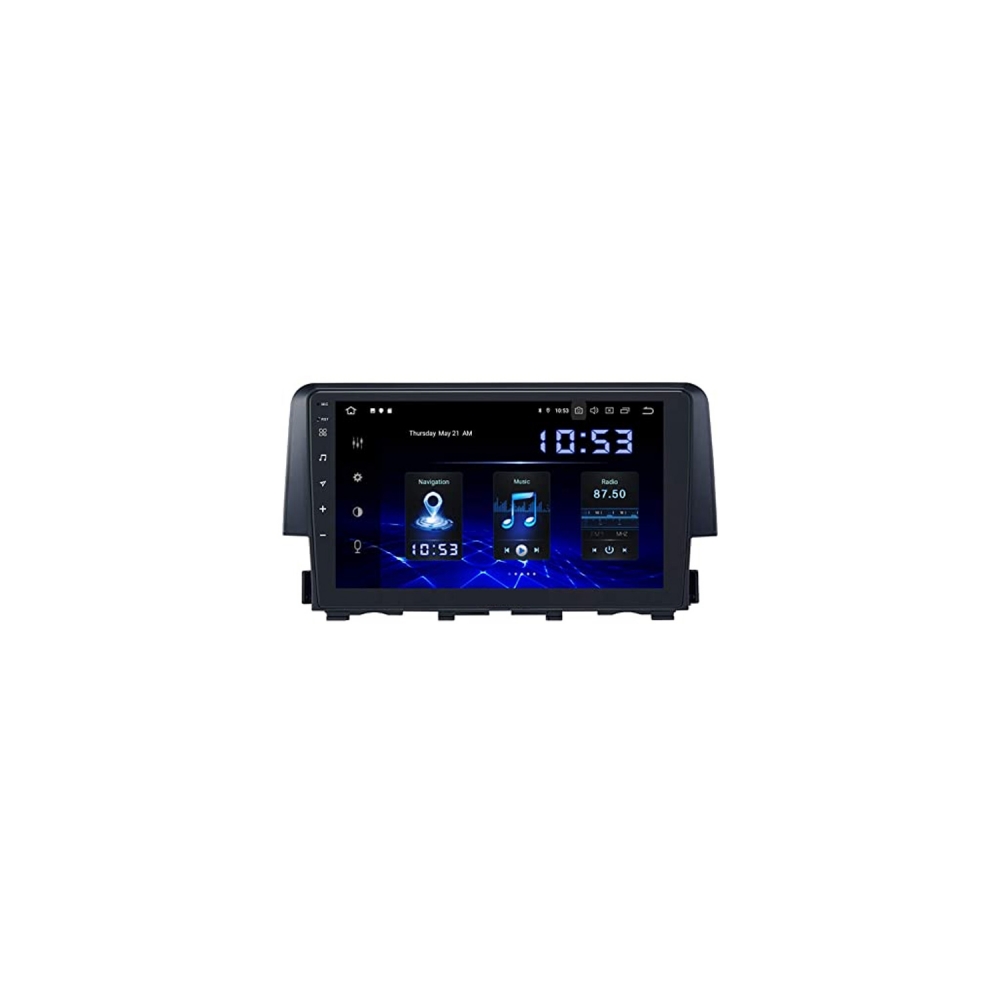 9 Inch Android Car Stereo for Honda Civic 2018 | 4GB RAM 64GB | Wireless CarPlay & Android Auto | 8 Core Processor| DSP | 360 Camera & 4G Option