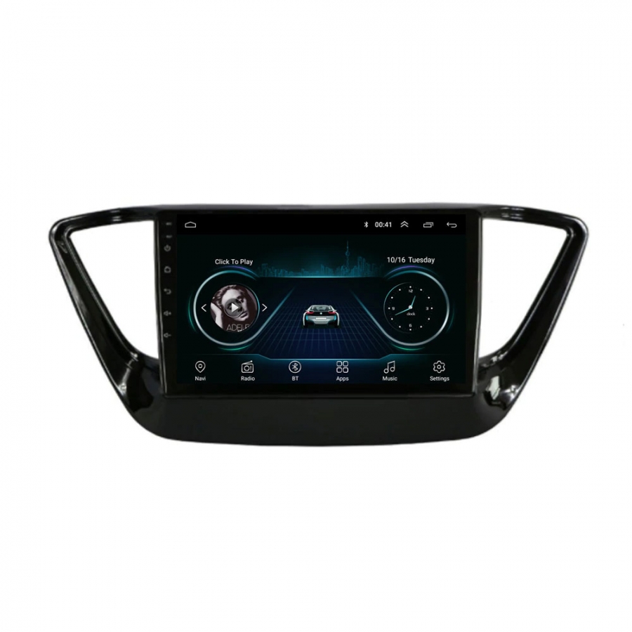 9 Inch Android Car Stereo for Hyundai Verna 2017-2020 | 4GB RAM 64GB | Wireless CarPlay & Android Auto | 8 Core Processor| DSP | 360 Camera & 4G Option