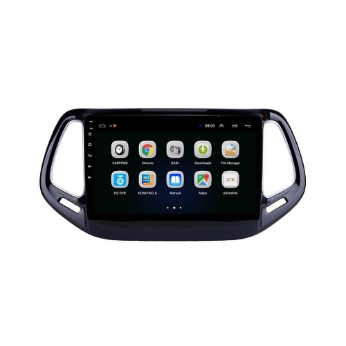 Jeep Compass 10 Inches HD Touch Screen Smart Android Stereo (2GB, 16GB) with Stereo Frame By Carhatke