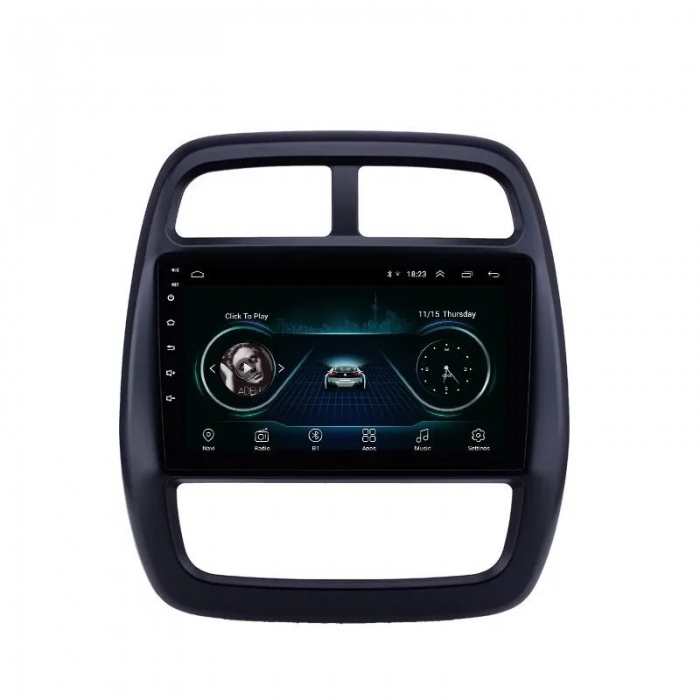 Renault Kwid 9 Inches HD Touch Screen Smart Android Stereo (2GB, 16GB) with Stereo Frame By Carhatke Renault Kwid 9 Inches HD Touch Screen Smart Android Stereo (2GB, 16GB) with Stereo Frame By Carhatke