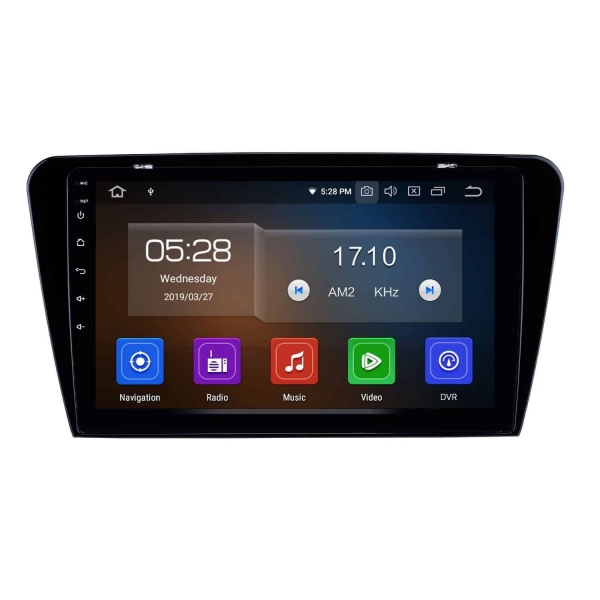Skoda New Octavia 9 Inches HD Touch Screen Smart Android Stereo (2GB, 16GB) with Stereo Frame By Carhatke
