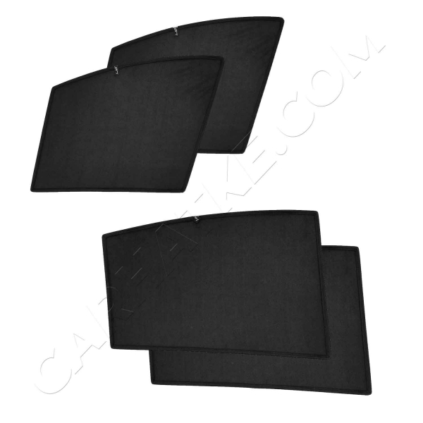 Honda City Idtech 2014-2019 Window Fixed Sun Shades Custom Fit - 4 Pieces