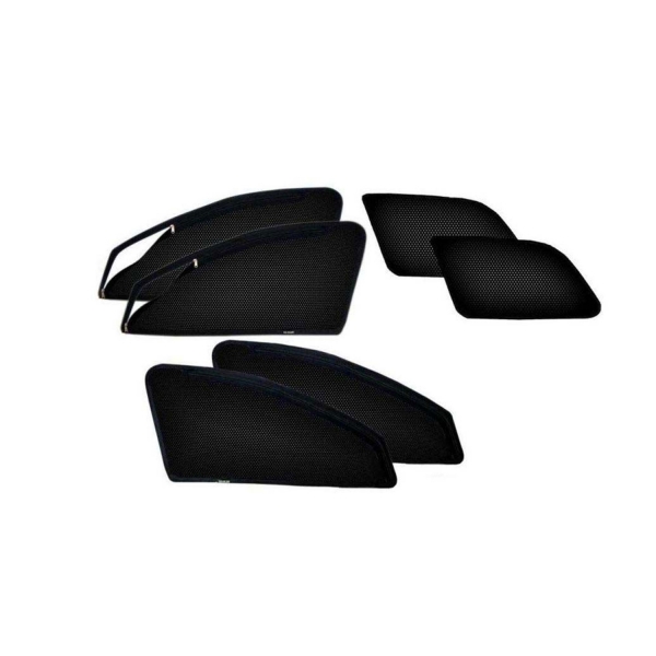 Jeep Meridian 2021 Onwards Zipper Magnetic Window Sun Shades - 6 Pieces