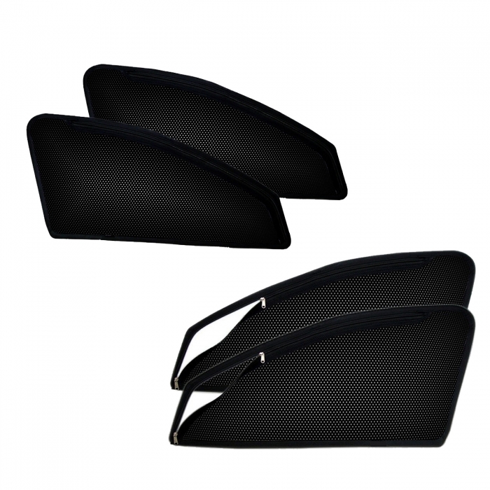 Hyundai Verna 2017 Onwards Zipper Window Sun Shades 4 Pieces